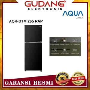 KULKAS AQUA AQR-DTM265RAP KULKAS 2 PINTU AQUA AQR DTM 265 RAP
