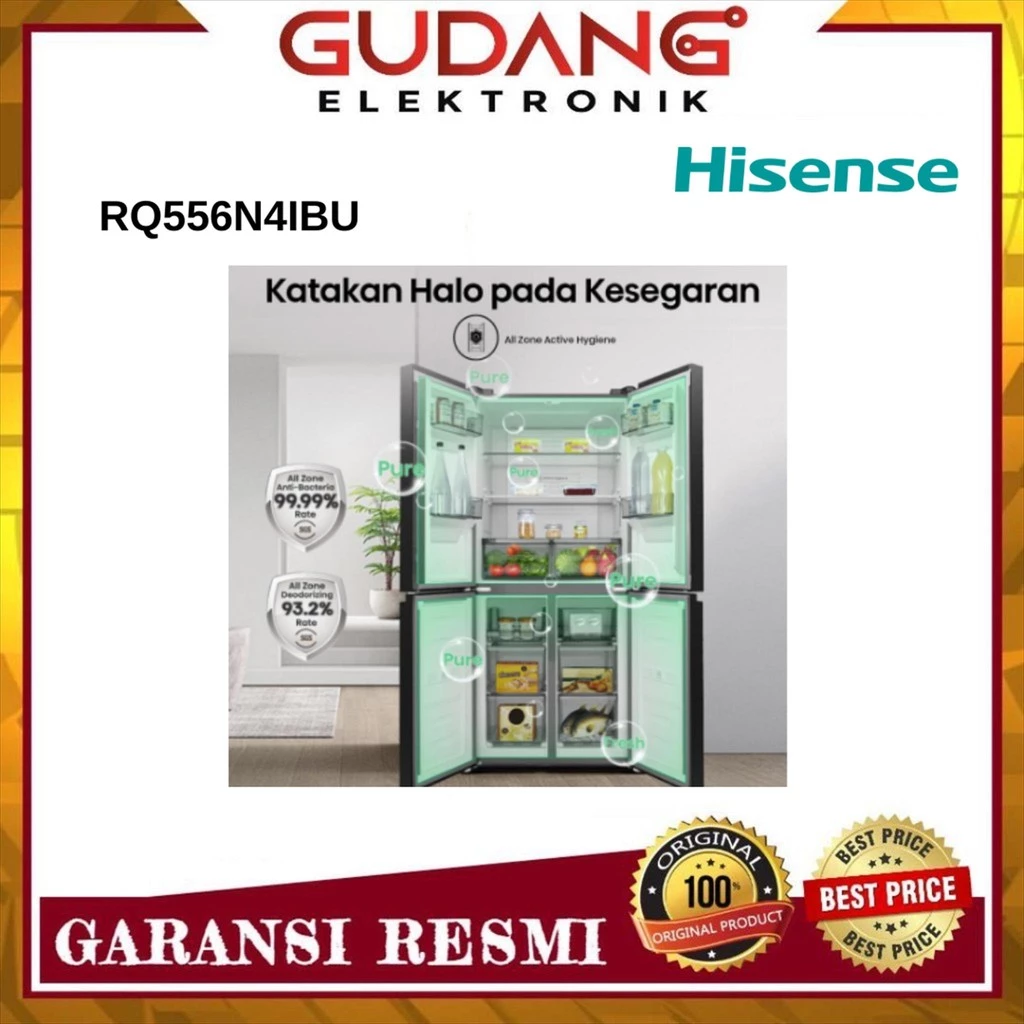 kulkas 427l hisense rq556n4ibu side by side 4pintu inverter rq556n4ibu kulkas 427l hisense rq556n4ibu side by side 4pintu inverter rq556n4ibu