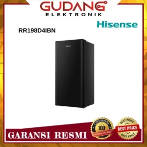 kulkas 158 l hisense rr198ibn lemari es 1 pintu hisense rr 198ibn