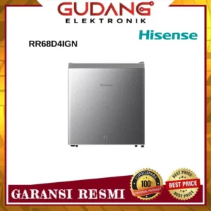 kulkas mini hisense rr68d4ign mini bar portable 46 l rr 68d4ign