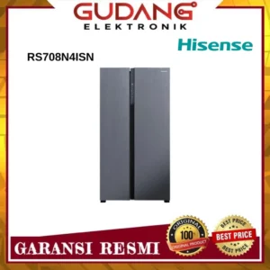 kulkas hisense rs708n4isn side by side 2 pintu 591 l rs708n4isn