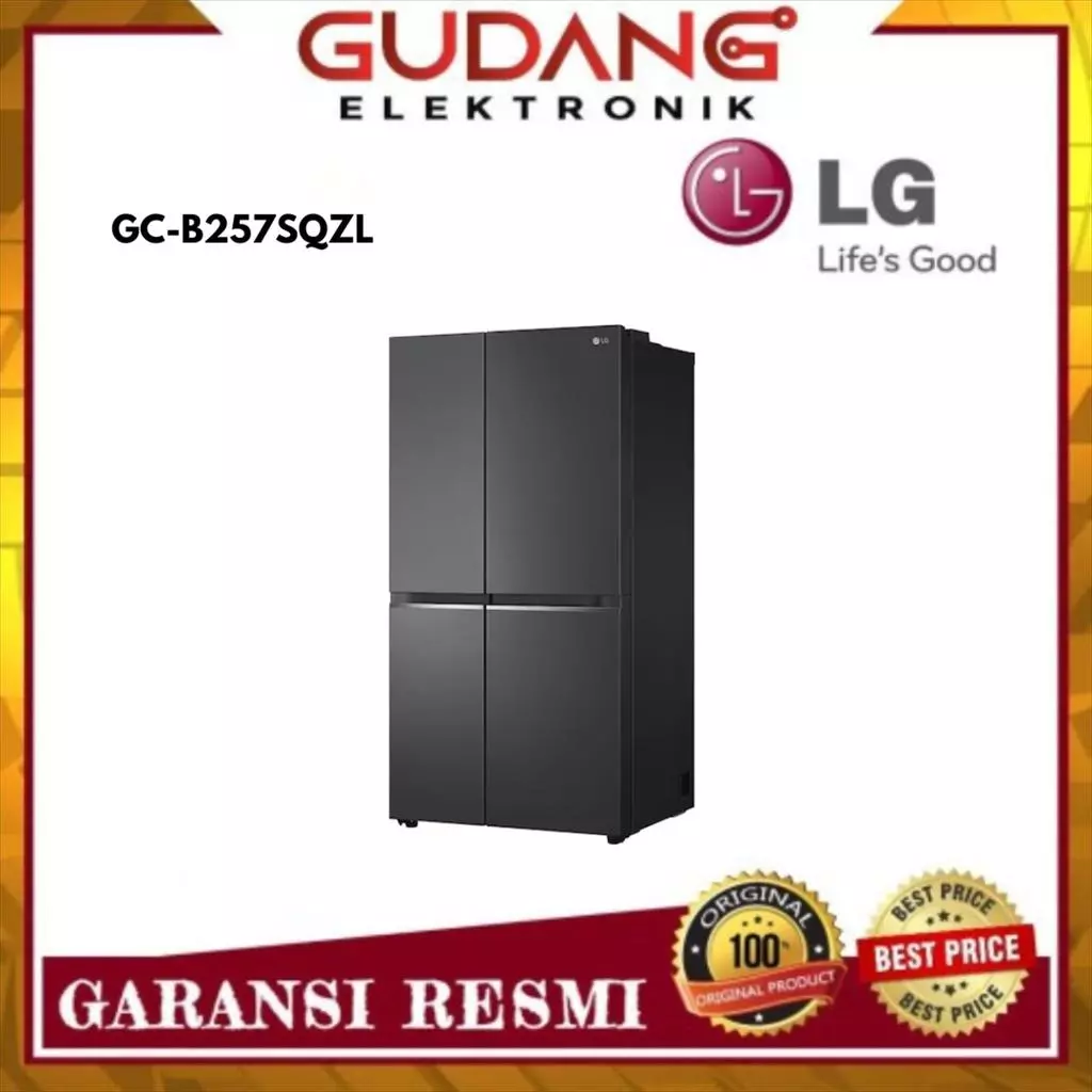 kulkas 4 pintu lg gc b257sqzl side by side 647 liter lg gc b 257 sqzl kulkas 4 pintu lg gc b257sqzl side by side 647 liter lg gc b 257 sqzl