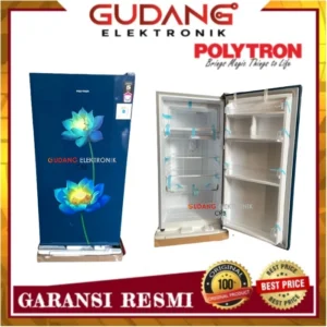 LEMARI ES 1 PINTU POLYTRON PRB 177 R KULKAS POLYTRON PRB-177B