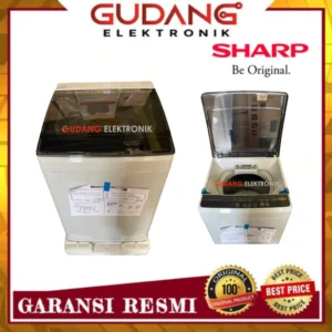 mesin cuci 1 tabung sharp es m 7000 p gg mesin cuci top load sharp esm 7000 pgg